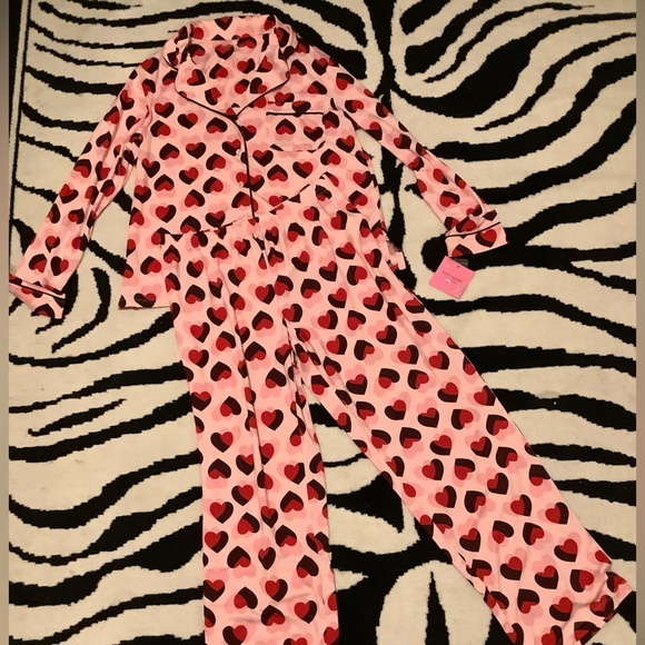 Kate Spade Small Heart Pajamas Long Sleeve - Picture 1 of 5
